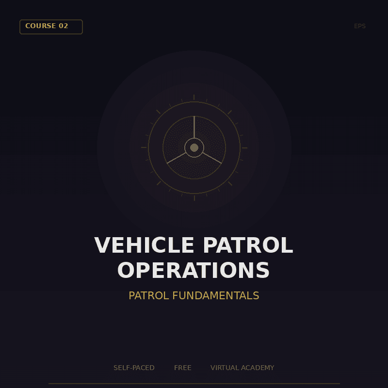 Patrol Fundamentals Vehicle Patrol Operations