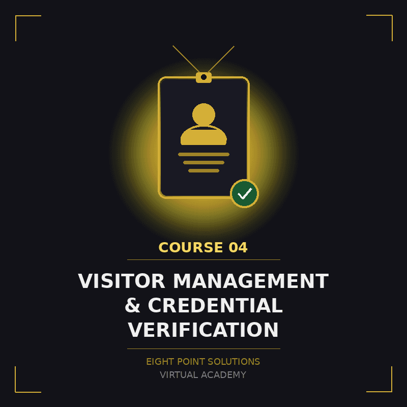 Visitor Management and Credential Verification