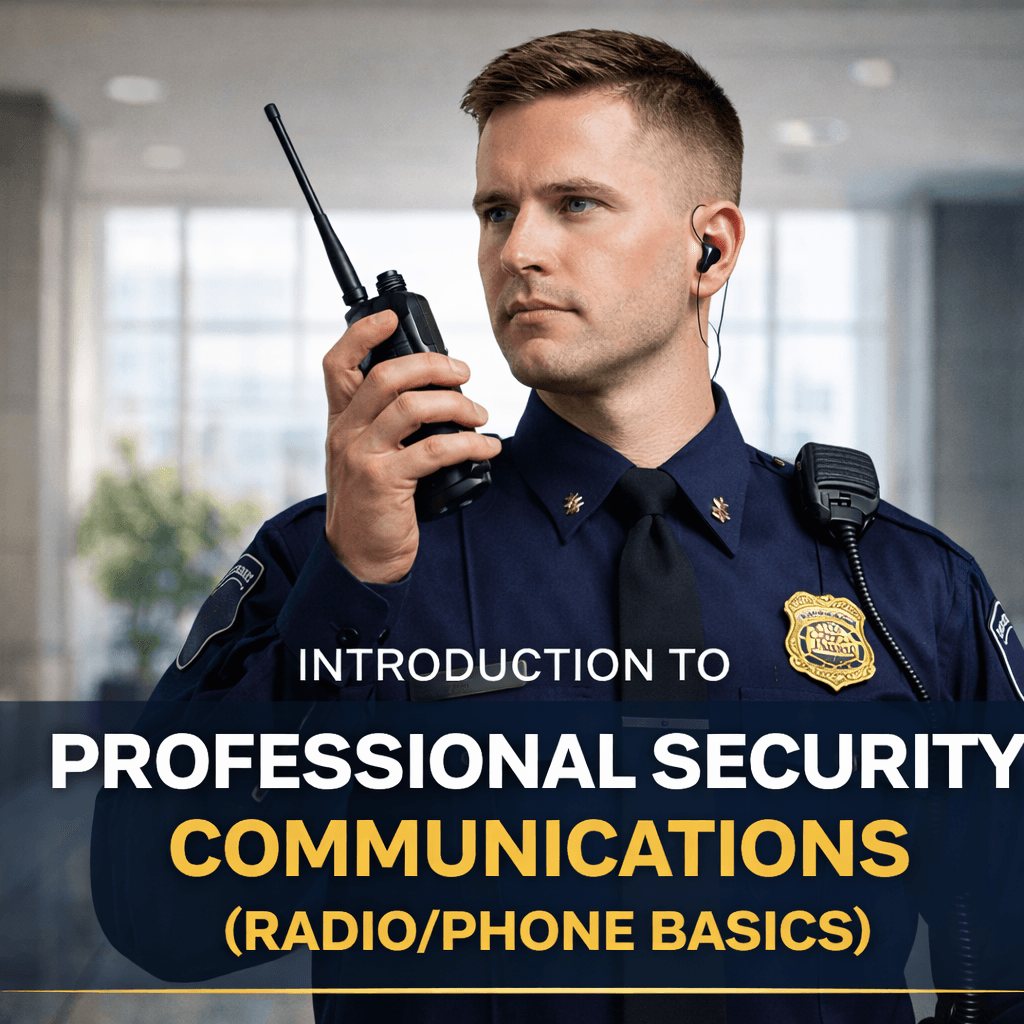 Introduction to Professional Security Communications (Radio and Phone Basics)