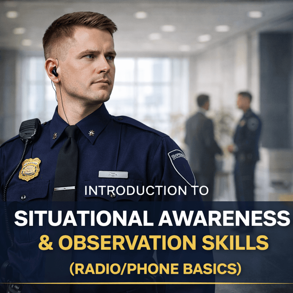 Introduction to Situational Awareness and Observation Skills