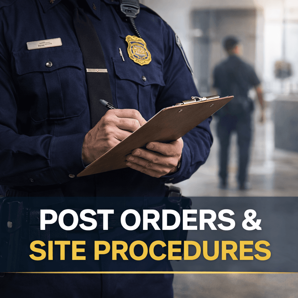 Introduction to Post Orders and Following Site Procedures (Post-Order Mindset)