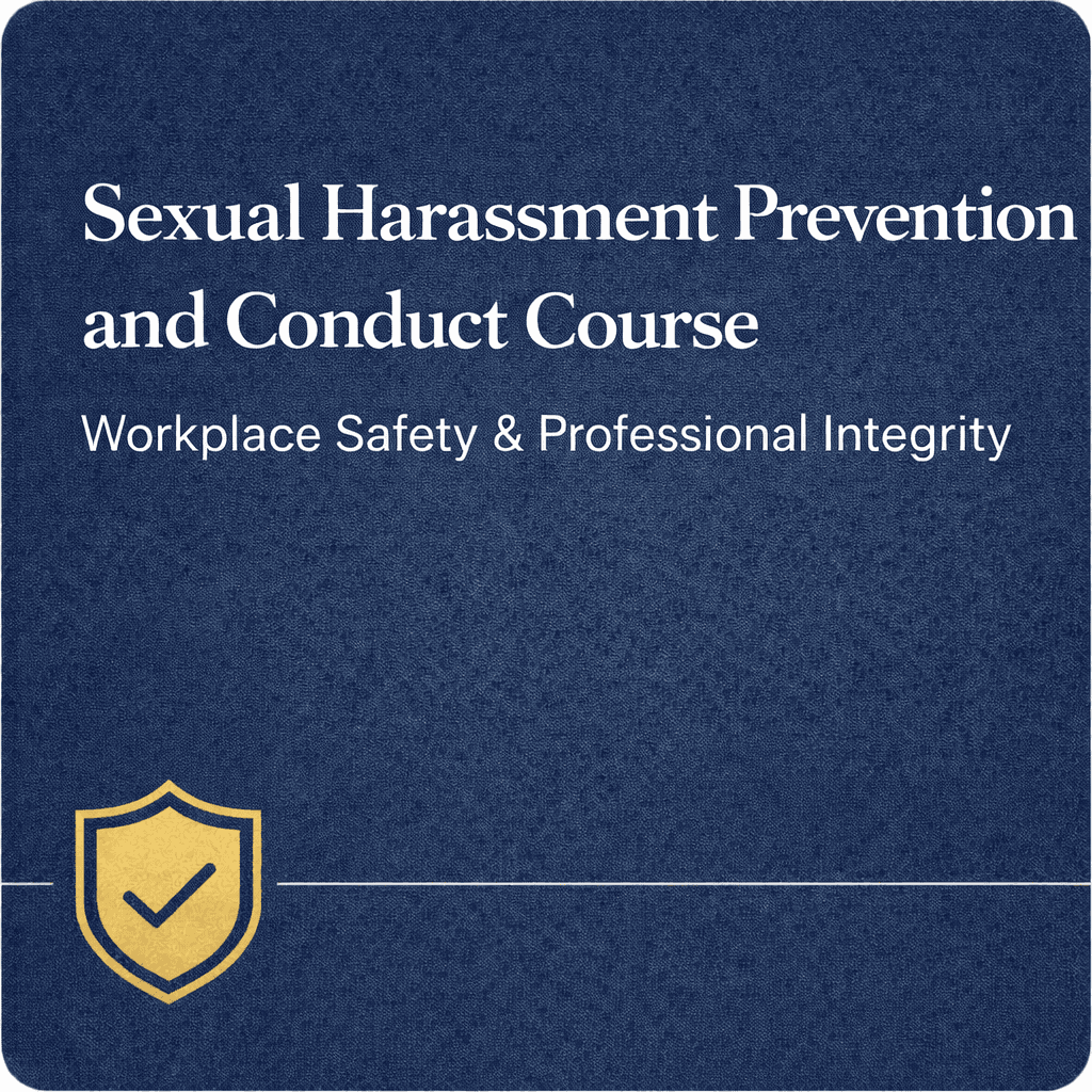 Sexual Harassment Prevention and Conduct Course